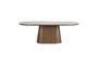 Miniature Table à manger ovale 180 cm en noyer Almira Détouré