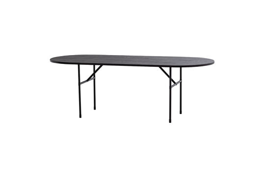 Voir la fiche produit table à manger ovale 220x90cm Chêne noir Arthur Table à manger ovale 220x90cm Chêne noir Arthur