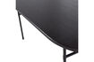 Miniature Table à manger ovale 220x90cm Chêne noir Arthur 5
