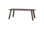 Miniature Table à manger ovale danois 220x100 cm chêne brun mystic Tablo Détouré