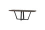 Miniature Table à manger ovale danois 220x100 cm chêne Mystic Brown Tablo Détouré