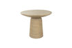 Miniature Table à manger ronde en béton gris Brison 1