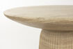 Miniature Table à manger ronde en béton gris Brison 2