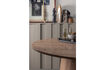 Miniature Table à manger ronde Ø120 cm MDF noyer MAAN 3