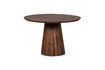 Miniature Table à manger ronde Ø130 cm manguier noyer Limit 1