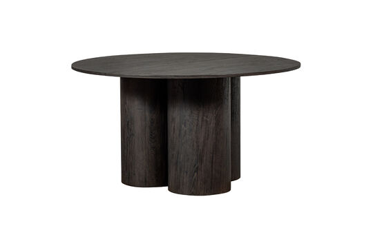 Voir la fiche produit table à manger ronde Ø140 cm MDF marron foncé Oona Table à manger ronde Ø140 cm MDF marron foncé Oona