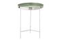 Miniature Table à plateau vert en aluminium Sola Détouré