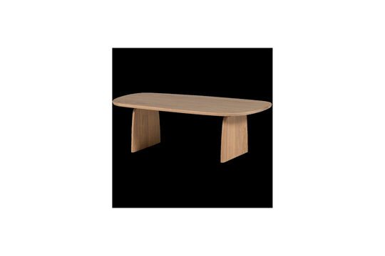 Table basse 110 cm chêne transparent Tablo Détouré