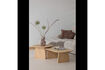 Miniature Table basse 110 cm chêne transparent Tablo 2