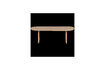 Miniature Table basse 110 cm chêne transparent Tablo 4