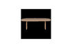 Miniature Table basse 110 cm chêne transparent Tablo 7