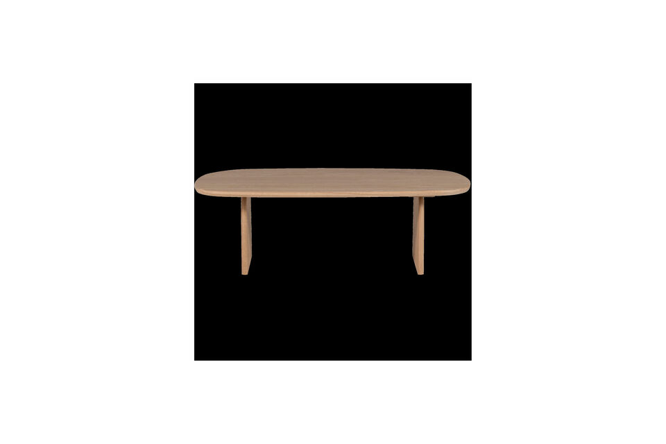 Le motif naturel du bois apporte de la chaleur a l\'ensemble