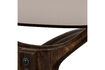 Miniature Table basse 110x60 cm bois de manguier et verre noyer Flash 8