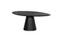 Miniature Table basse 120 cm bois de manguier noir POSTURE Détouré