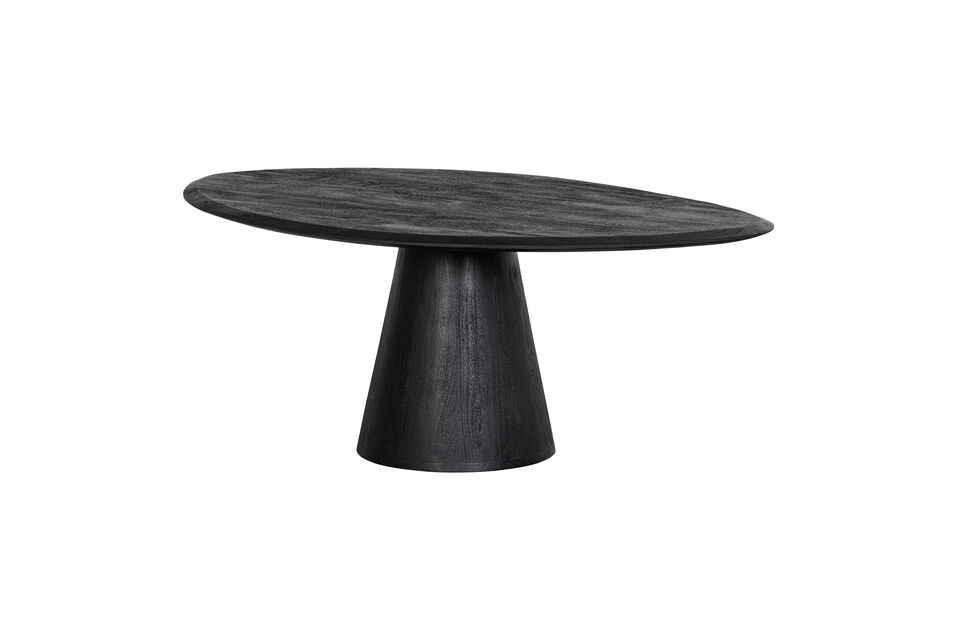 Table basse 120 cm bois de manguier noir POSTURE Woood