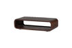 Miniature Table basse 120x60 cm bois de manguier brun foncé Kinu 1
