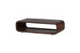 Miniature Table basse 120x60 cm bois de manguier brun foncé Kinu Détouré
