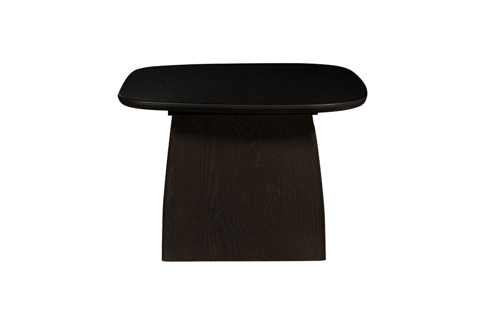 Table basse créative aux formes organiques Réalisée en chêne avec une finition Blacknight