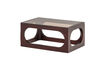 Miniature Table basse 77x50 cm bois d'acacia brun Trax 1