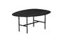 Miniature Table basse 80x60 cm aspect marbre noir Vajen Détouré