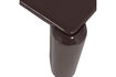 Miniature Table basse 80x80 cm MDF brun foncé brillant Tiven 5