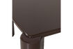 Miniature Table basse 80x80 cm MDF brun foncé brillant Tiven 6
