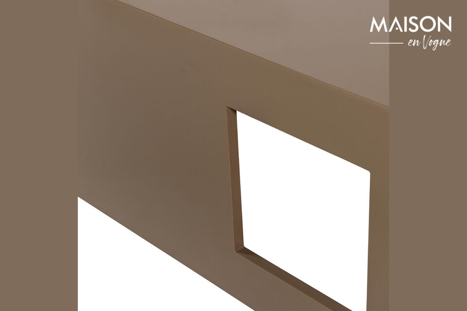 Le design remarquable avec sa couleur sable cr&eacute;e une ambiance chaleureuse qui invite