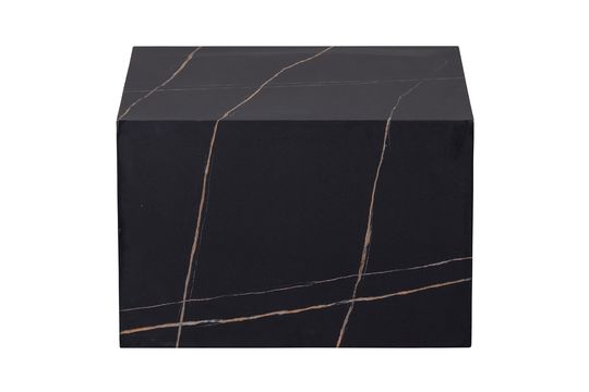 Table basse aspect marbre noir Benji Détouré