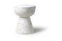 Miniature Table basse blanche Renno en terrazzo Détouré