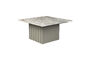 Miniature Table basse carrée en marbre beige Clayton Détouré