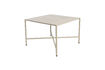 Miniature Table basse carrée en métal beige Marcio 2
