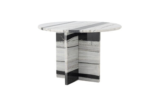 Table basse D61xH41 cm en marbre blanc Rosito Détouré