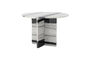 Miniature Table basse D61xH41 cm en marbre blanc Rosito Détouré