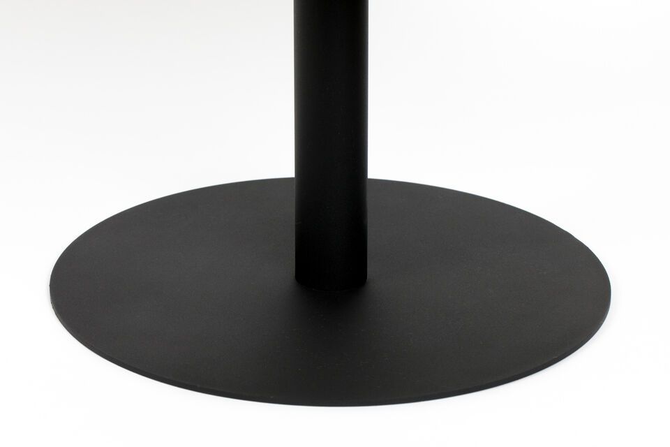 Table basse en acier argent Snow Brushed - 13