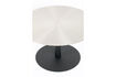 Miniature Table basse en acier argent Snow Brushed 16