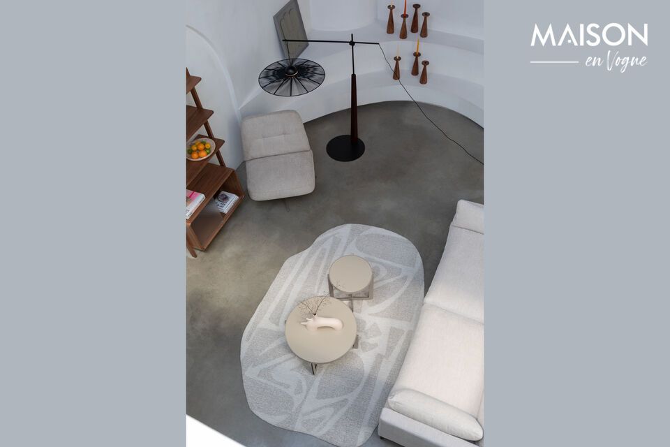 Imaginons un salon où le minimalisme rencontre une élégance intemporelle : la table basse en
