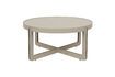 Miniature Table basse en acier beige Centre 1