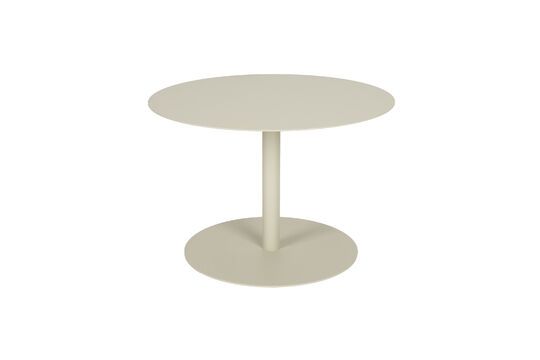 Table basse en acier beige Snow Détouré