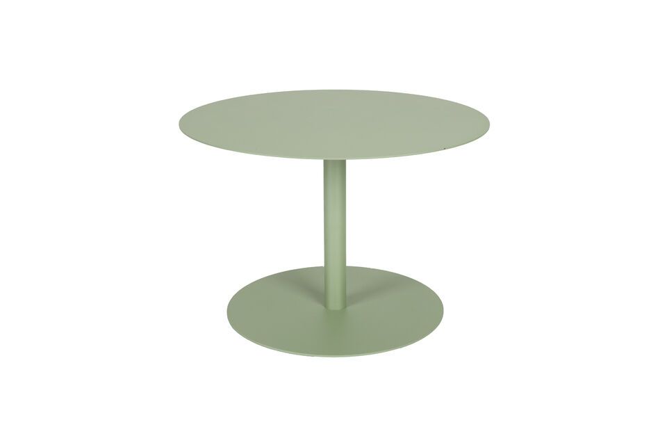 Table basse en acier vert Snow Zuiver