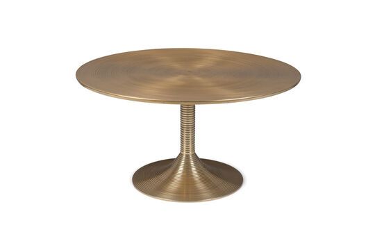 Table basse en aluminium doré Hypnotising Détouré