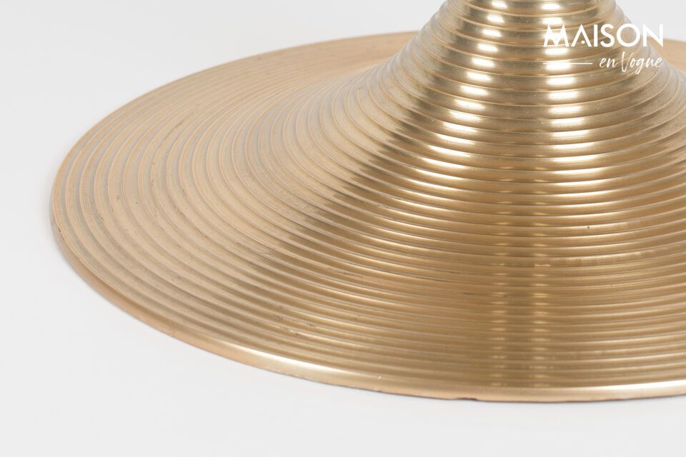 Table basse en aluminium doré Hypnotising - 6