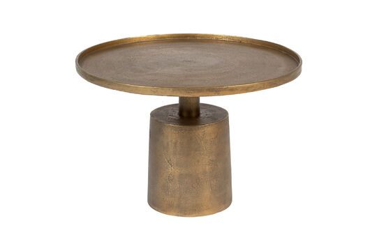 Table basse en aluminium doré Mason