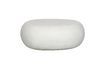 Miniature Table basse en argile blanche Pebble 1