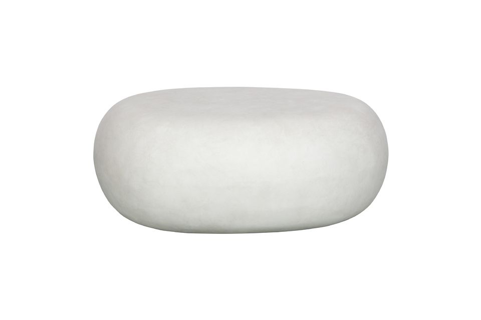 Table basse en argile blanche Pebble Vtwonen