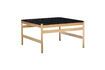 Miniature Table basse en bois de chêne clair et marbre noir Raw 1