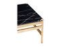 Miniature Table basse en bois de chêne clair et marbre noir Raw 7