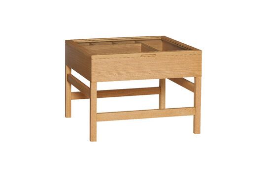 Table basse en bois de chêne naturel Glitz Détouré