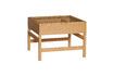 Miniature Table basse en bois de chêne naturel Glitz 1