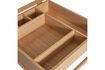 Miniature Table basse en bois de chêne naturel Glitz 7