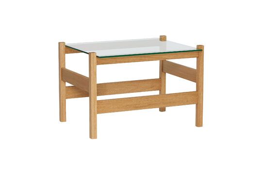 Table basse en bois de chêne naturel Ledge Détouré